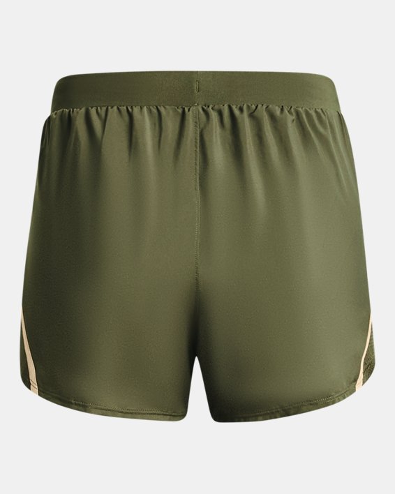 Women's UA Freedom Fly-By Shorts, Green, pdpMainDesktop image number 7
